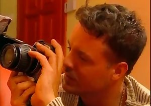 Hottie in heels destroyed in a vintage porn vid