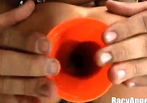 Anal masturbation and MMF fucking with a mom